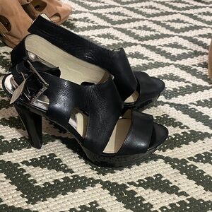 MICHAEL Michael Kors Black Strappy Heels